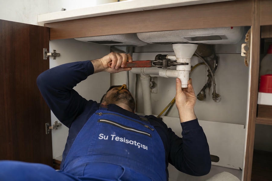 Lavabo altı boru tamiri
